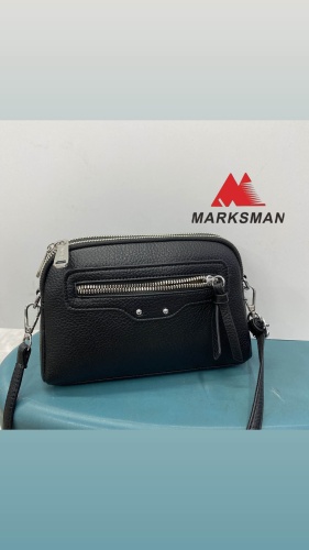 Мини-сумка Marksman экокожа черный