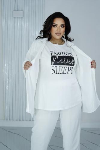 Костюм повседневный FARIDA MODA белый