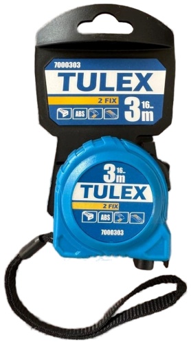 Tulex рулетка строительная, бытовая 7000303, 3 м х 16 мм