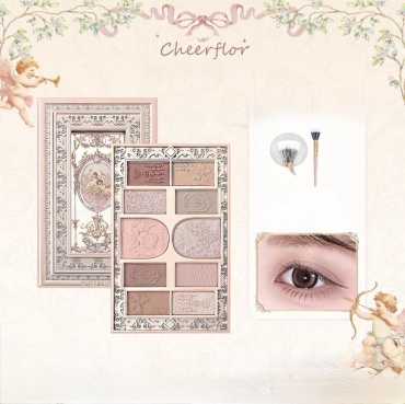 Тени прессованные Cheerflor Nude Нюдовый