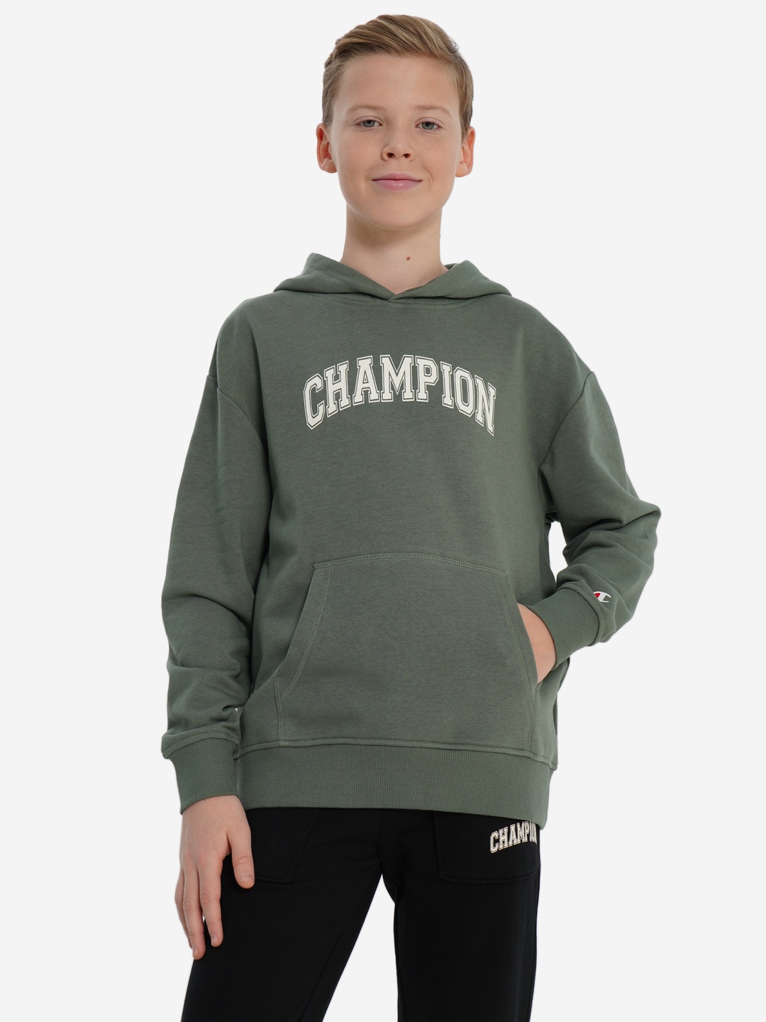 Худи Champion зеленый