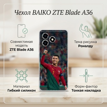 Чехол BAIKO для ZTE Blade A36 рисунок
