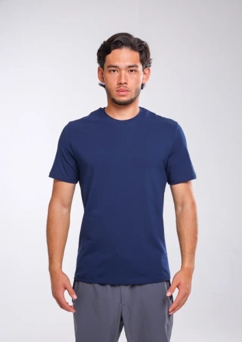 Футболка ALLOFF NO LOGO NAVY NEW синий