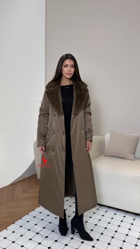 Пуховик Max Mara хаки