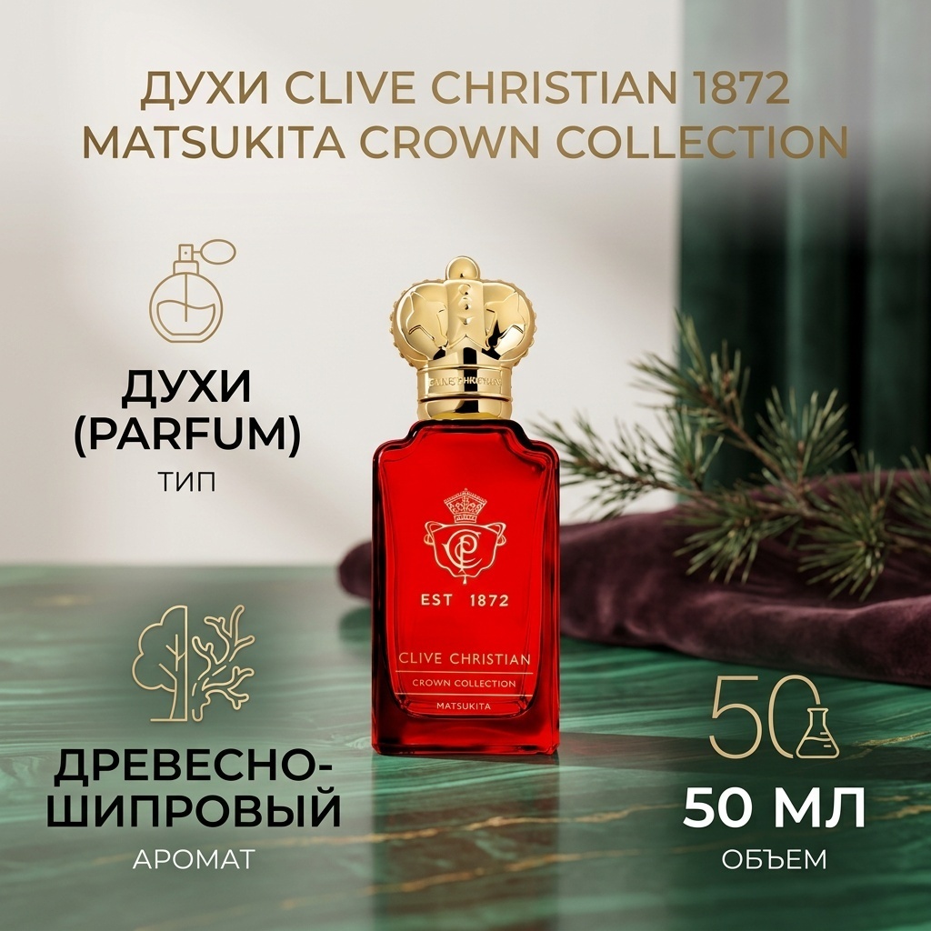 Clive Christian 1872 Matsukita Crown collection духи PARFUM 50 мл, для женщин