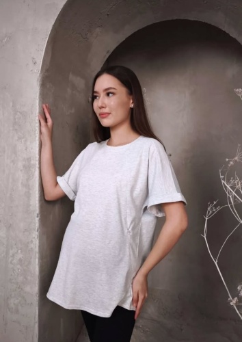 Футболка Sweetmama.kz серый