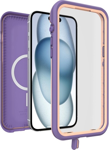 Чехол OtterBox для Apple 15 Plus фиолетовый