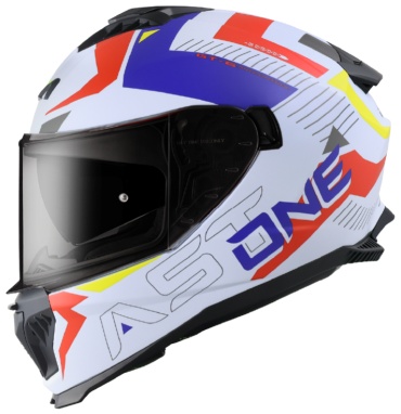 ASTONE GT6 рисунок, белый, синий, красный XL