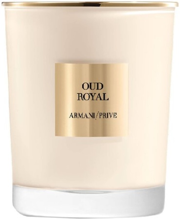 Armani / Prive Ароматическая свеча Oud Royal 8 см, 1 шт
