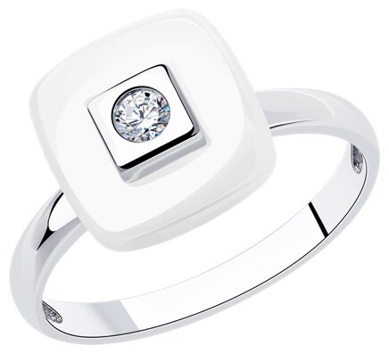 Diamant V89391 размер 18.5 вес 2.56 г серебро, керамика