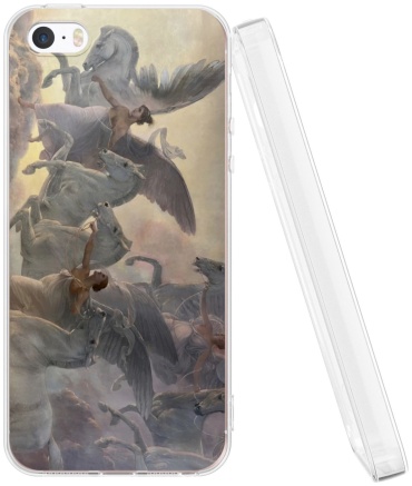 Чехол Mcover для Apple iPhone 5, iPhone 5S, iPhone SE рисунок