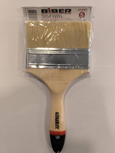 Кисть флейцевая (КФ) BIBER 128 мм, 1 шт. арт.Без артикула
