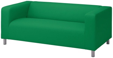 Диван IKEA КЛИППАН 595.616.64, 180х88 см, обивка ткань, зеленый