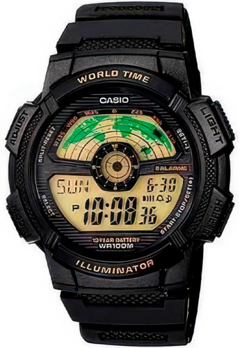 Кварцевые CASIO AE-1100W-1BVDF полимерный пластик