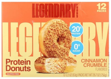 Legendary Foods пончик cinnamon crumble 12 шт
