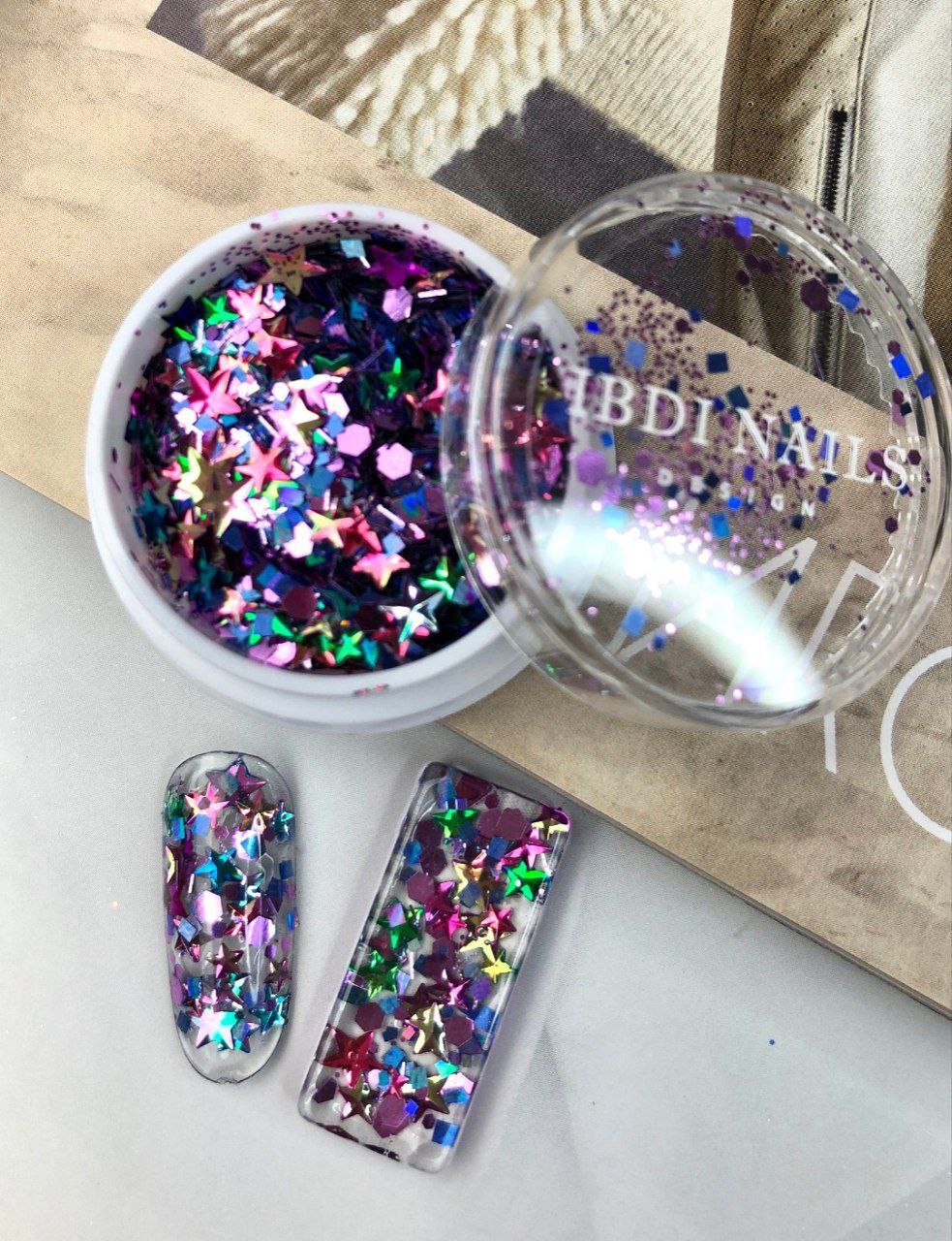 IBDI Nails глиттер SUPER STAR 08 1 шт