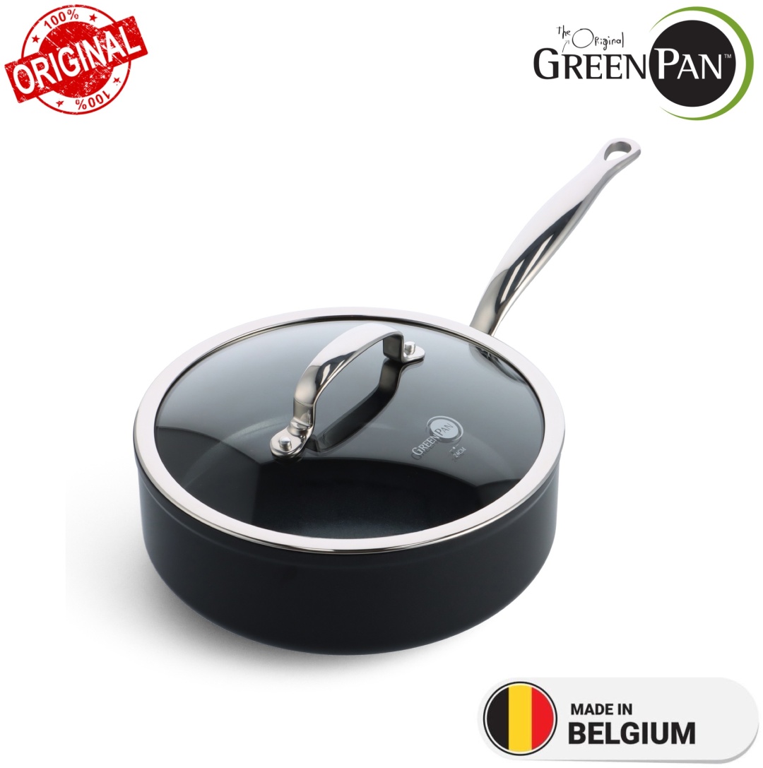 Сотейник 3.4 л, GREENPAN Barcelona Pro Ceramic 24 см сталь