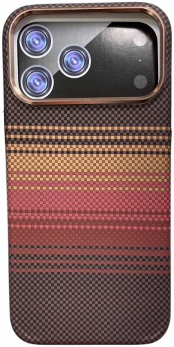 Чехол KWi-Ni для Apple iPhone 17 Pro Max коричневый