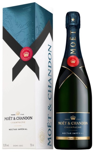 Шампанское Moet & Chandon Nectar Imperial полусухое 12% 0.75 л