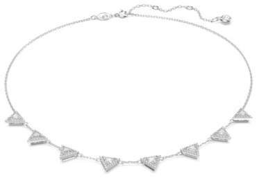 Swarovski длина 41 см ювелирный сплав, кристаллы Swarovski, цирконий