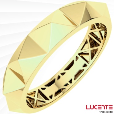 Lucente ZO-200443.14K.Y_175 размер 17.5 вес 2.27 г золото, без вставок