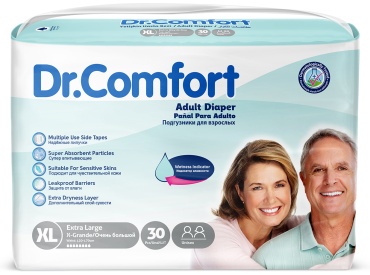 Dr.Comfort Super2023 подгузники для взрослых XL 30 шт