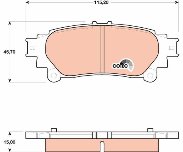 Колодки TRW GDB4174