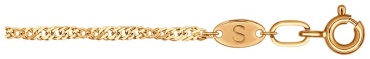 SOKOLOV 551060302_18 длина 18 см, вес 1.1 г золото, плетение сингапур