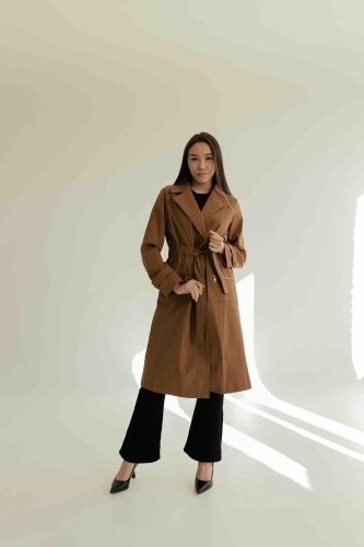 Тренчкот AZAT COLLECTION коричневый