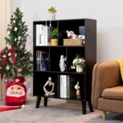 Стеллаж напольный , 80x24x110 см, черный