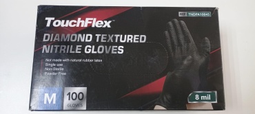 TouchFlex перчатки LOT24003561 черный 100 шт