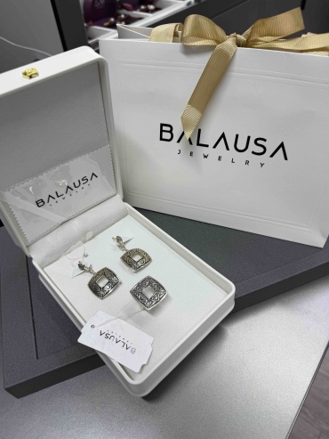 Balausa Jewelry ZH109 вес 16 г серебро, без вставок
