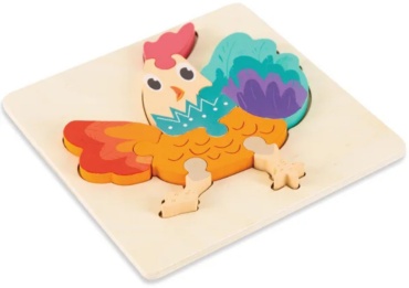 WOODEN PUZZLE 76432256g 3D 5 деталей