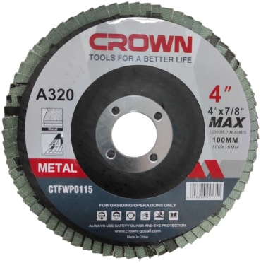 CROWN лепестковый диск CTFWP0115 100x16 мм 1 шт