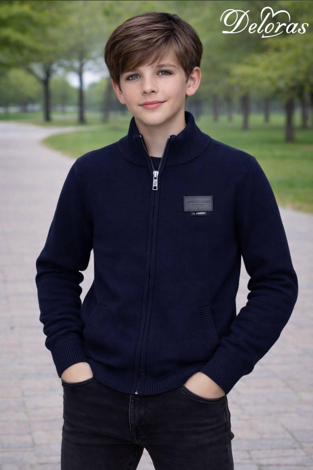 Кардиган Deloras синий