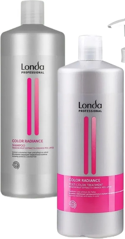 Londa Professional Color Radiance Набор Шампунь 1000мл +Кондиционер 1000мл набор по уходу за волосами для женщин