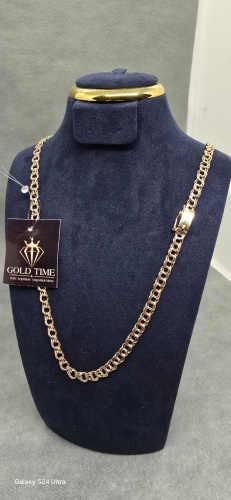 GOLD TIME 373695545 длина 55 см, вес 40 г золото, плетение бисмарк
