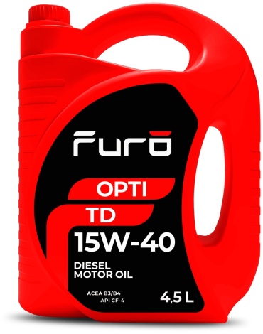 Минеральное Furo Furo Opti TD 15W40 4.5L 15W-40 4.5 л
