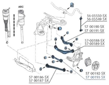 Stellox рычаг подвески 5700193SX