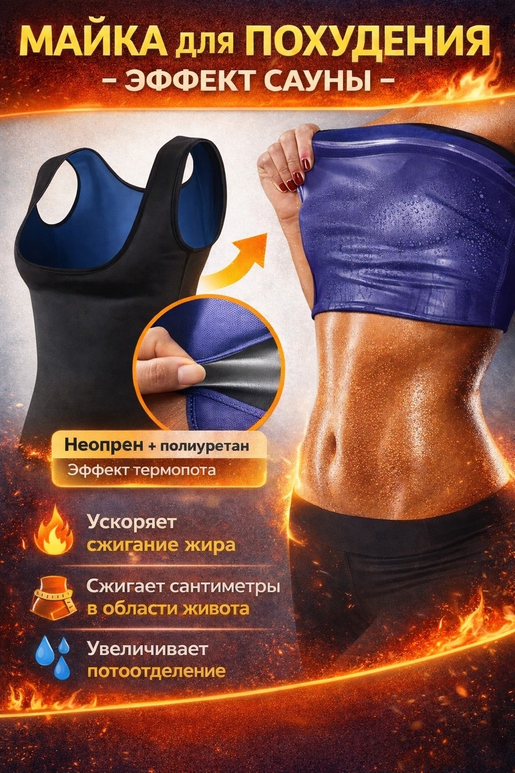 Майка женская Сауна — фото 1