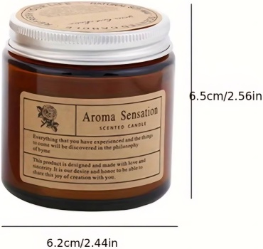 Ароматическая свеча Aroma sensation 6.5 см, 1 шт