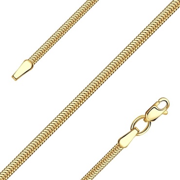 GOLD ZAMIRA Gold0351 длина 60 см, вес 6.98 г золото, плетение снейк