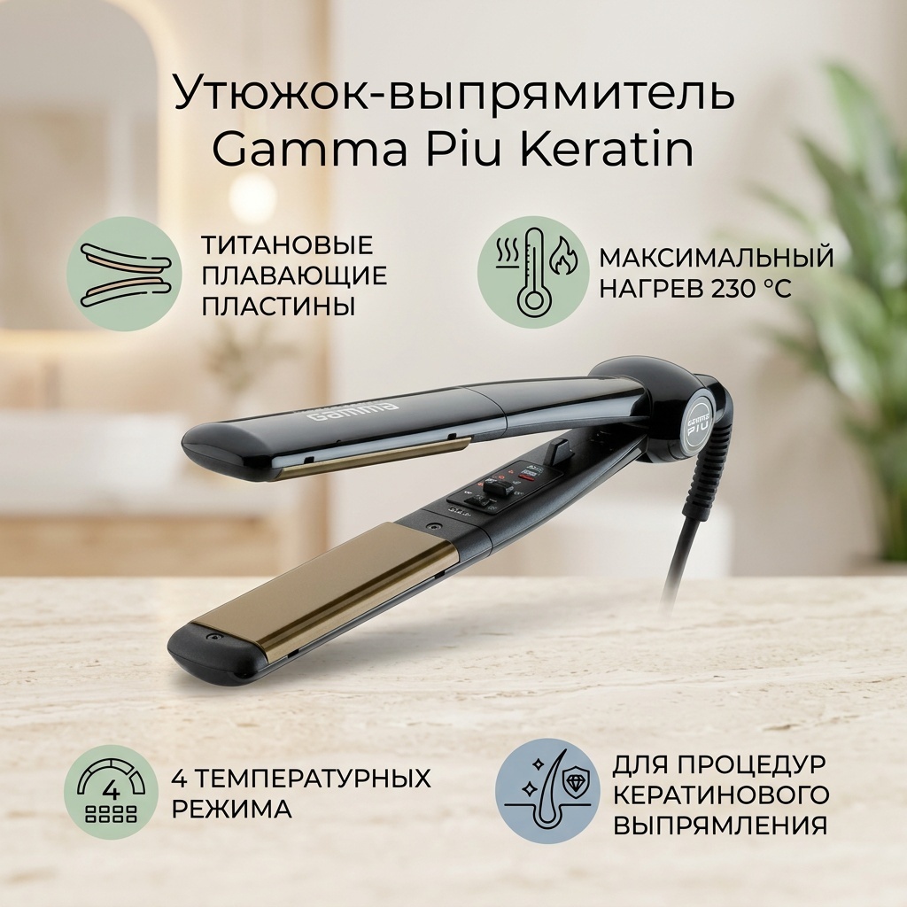 Gamma Piu Keratin утюжок