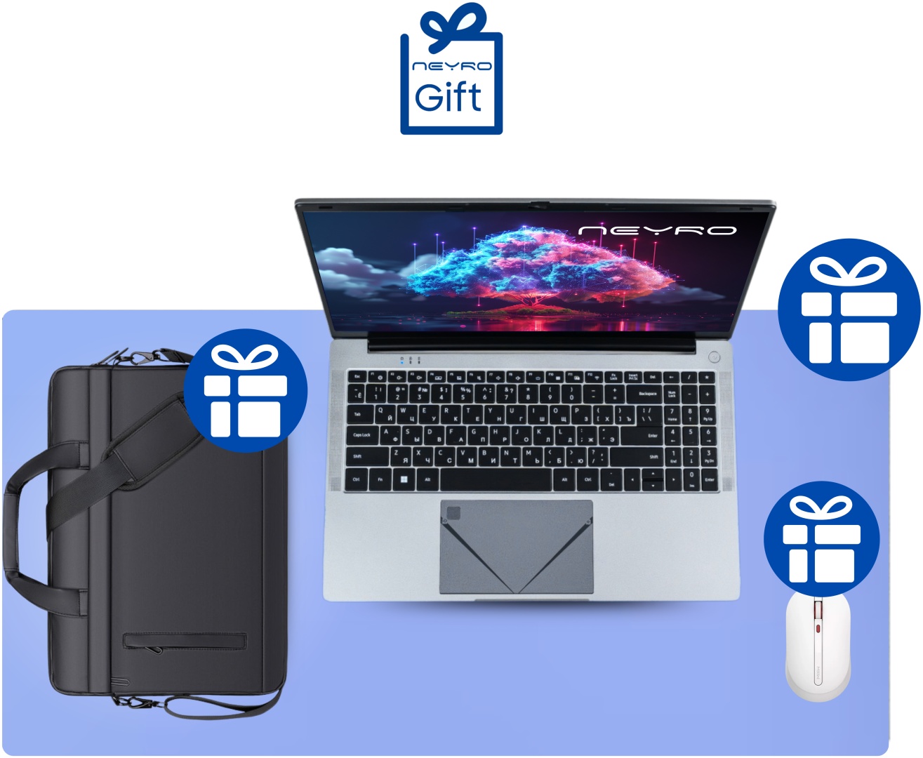 Ноутбук NEYRO Evobook 15 15.6" / 16 Гб / SSD 512 Гб / Win 11 Pro / 15925040261