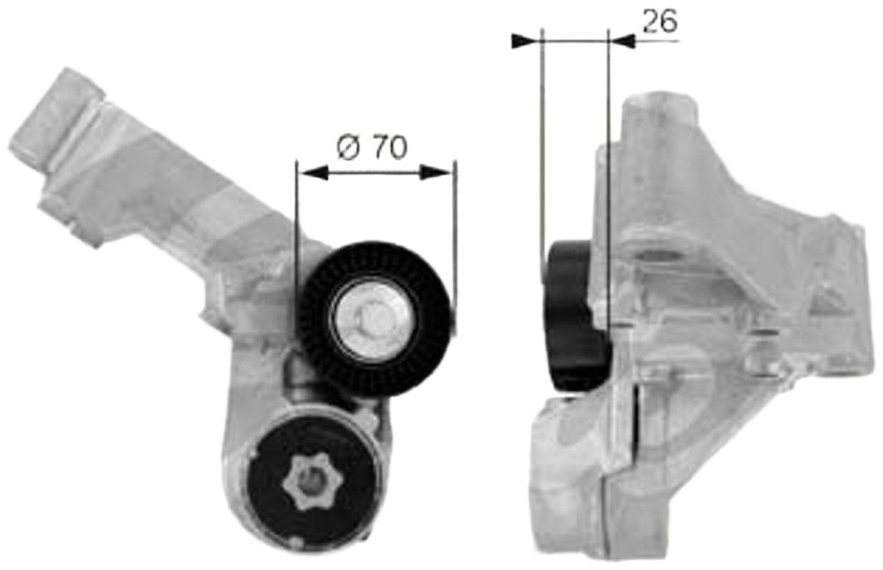 Gates ролик натяжной T38444