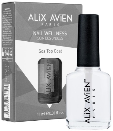 Alix Avien топ для лака Nail Wellness прозрачный 11 мл