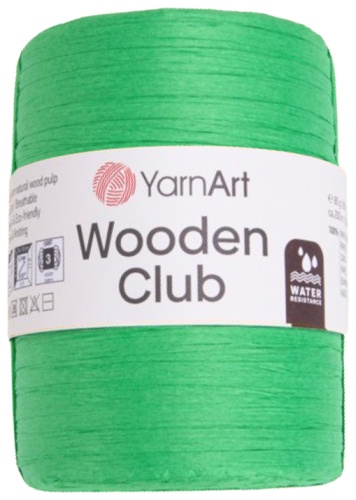 Моток YarnArt Wooden Club 1611 - Зеленый 200 м 80 г