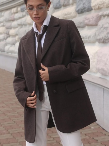 Пиджак Silvia Furs Fabrique коричневый