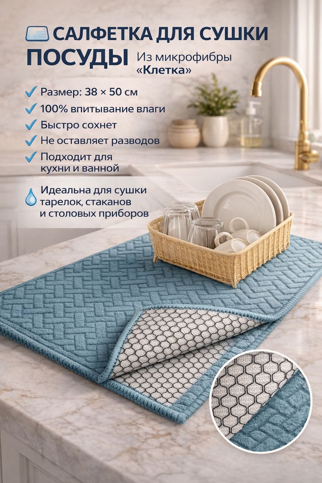 Сушилка отдельностоящая одноярусная ,микрофибра