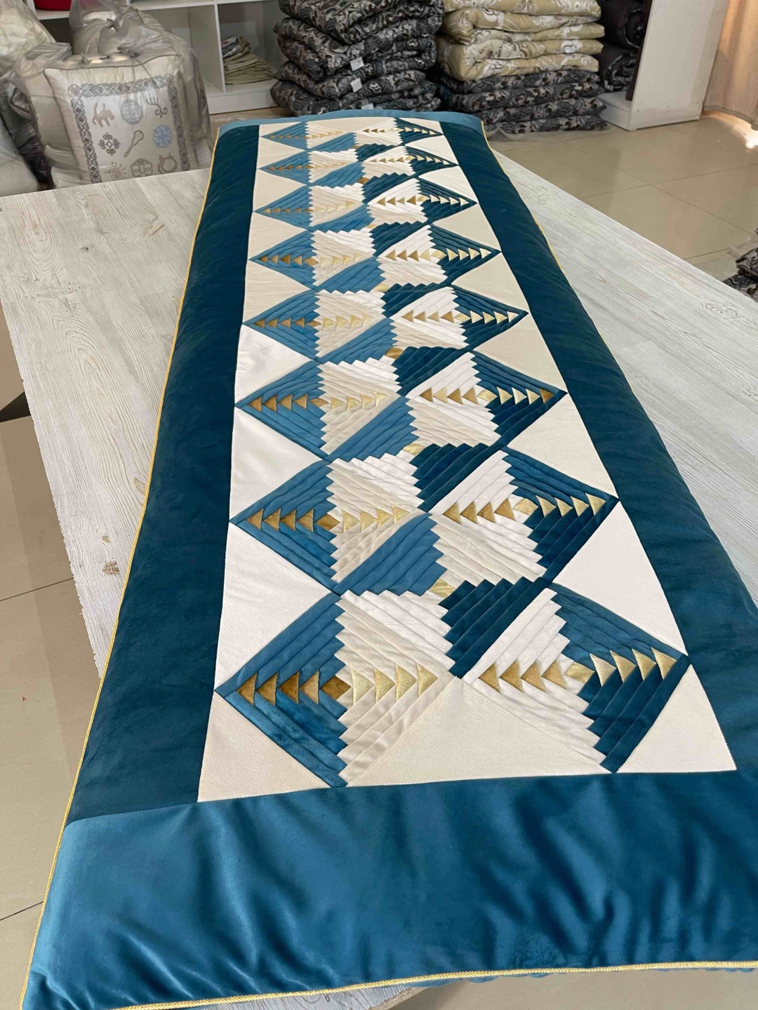 Samruk körpe корпе 230x80 см, вата, голубой